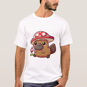 Camiseta Cogumelo ornitorrinco
