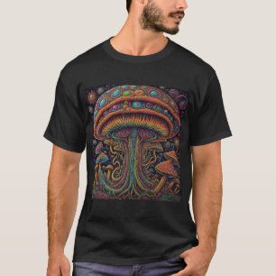 Camiseta Cogumelo psicodélico