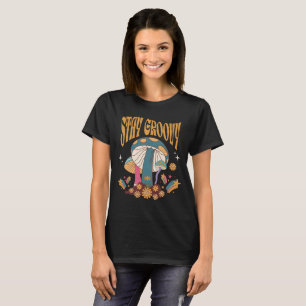 Camiseta Cogumelo Retro Fique Groovy