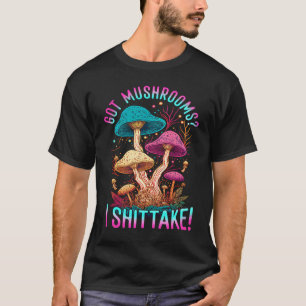 Camiseta Cogumelo Shiitake Floresta Fungos Shiitake Moral V