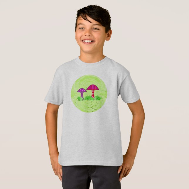 Camiseta Cogumelos (Frente Completa)