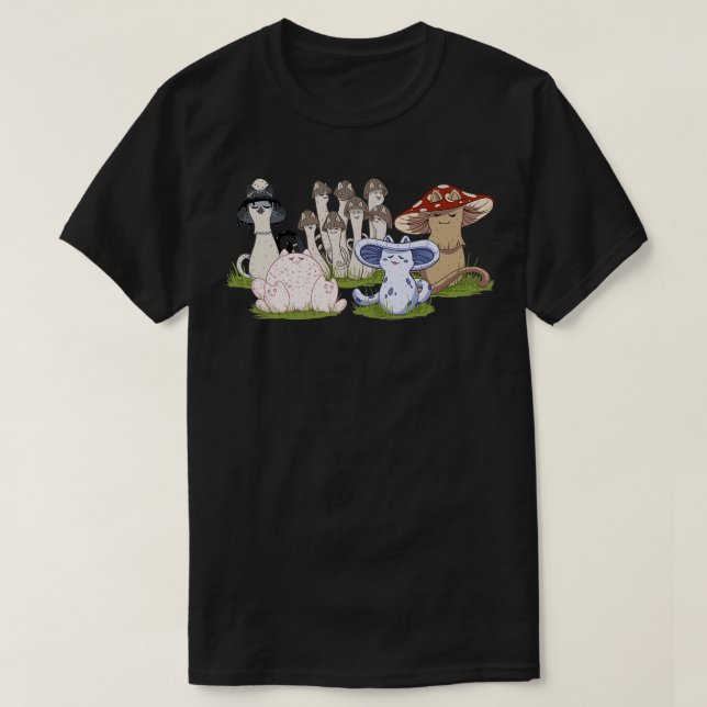 Camiseta Cogumelos (Frente do Design)
