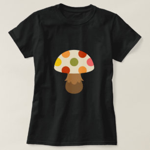 Camiseta Cogumelos colorido, T-Shirt