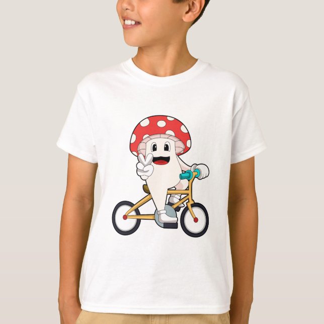 Camiseta Cogumelos com Bicicleta.PNG (Frente)
