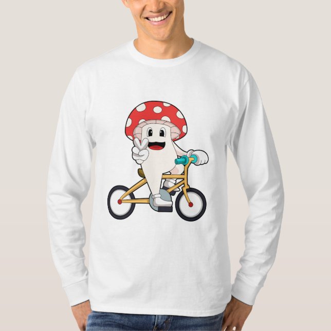 Camiseta Cogumelos com Bicicleta.PNG (Frente)