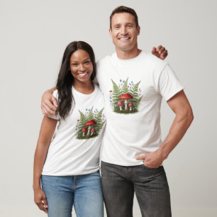 Camiseta Cogumelos da Floresta Encantada