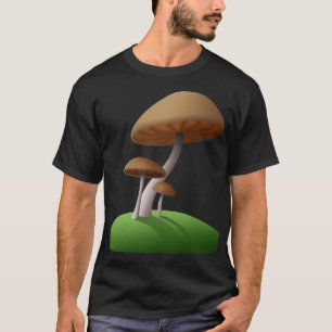 Camiseta Cogumelos de animação bonitos