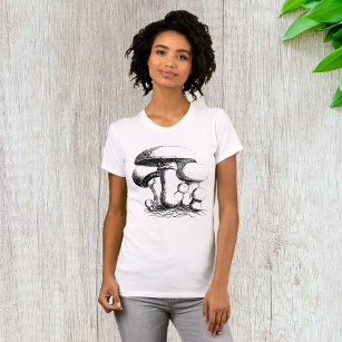 Camiseta Cogumelos-de-campo feminina