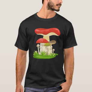 Camiseta Cogumelos de Forragem Mycologia Floresta Fungi Nat