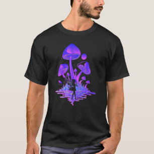 Camiseta Cogumelos de Poeira Látea Fairycore Goblincore Fa