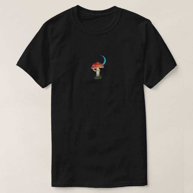 Camiseta Cogumelos lua 1 (Frente do Design)