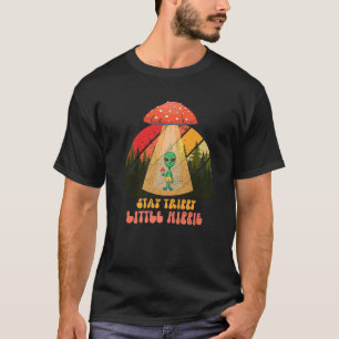 Camiseta Cogumelos Mágicos de Psilocibina Alien Fique Chapa