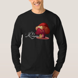 Camiseta Cogumelos Mágicos Médicos Psicodélicos Retrô Vinta