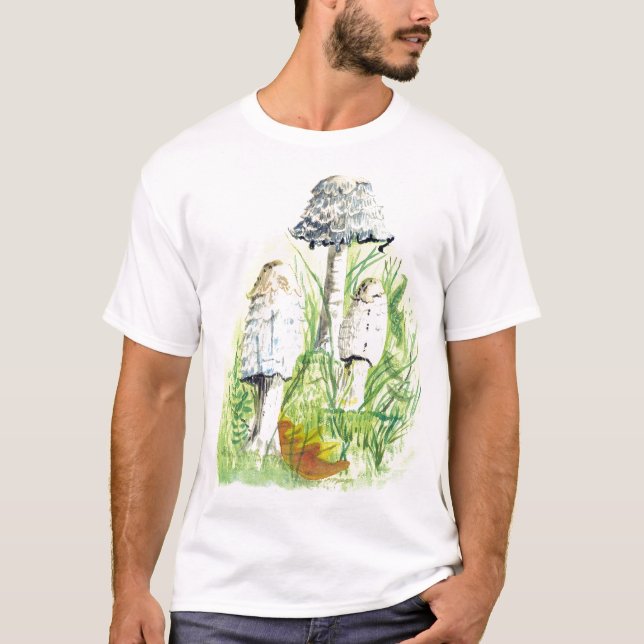 Camiseta Cogumelos na natureza (Frente)