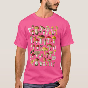 Camiseta Cogumelos Tee Mycology Fungi Forjando Cogumelo