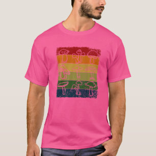 Camiseta Cogumelos Vintage Foraging Fungi Perfeito Retro 4