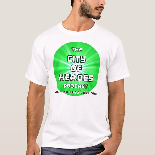 Camiseta CoH Podcast o verde (Frente)