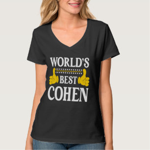 Camiseta Cohen Surname Funny Team Family Sobrenome World's