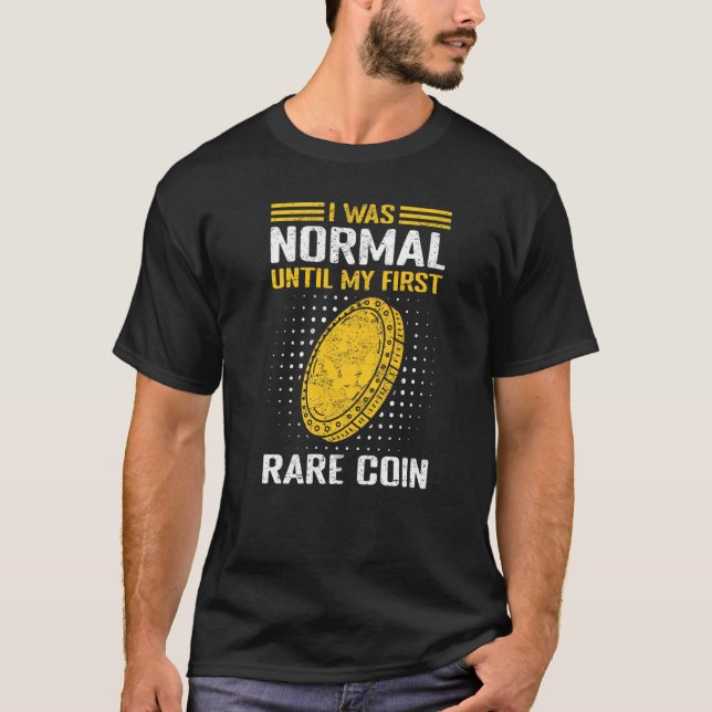 Camiseta Coin Collector Numismatist & Coin Collecting (Frente)