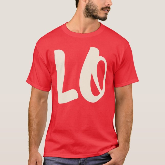Camiseta Coincidência Casal Love LO VE Namorados Men T-Shir (Frente)