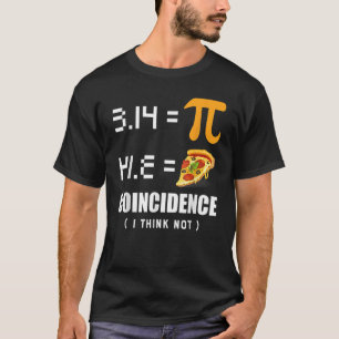 Camiseta Coincidência do Símbolo de Torta do Dia do Pi 3.14