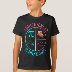 Camiseta Coincidência Pi Day Lover Professor de Matemática 
