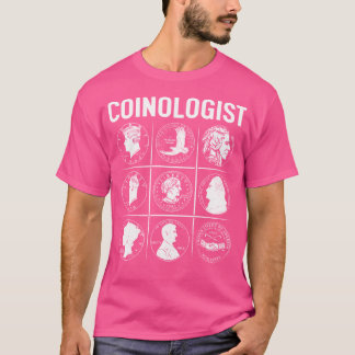 Camiseta Coinologista Coletor de Moedas Numismáticas Collec