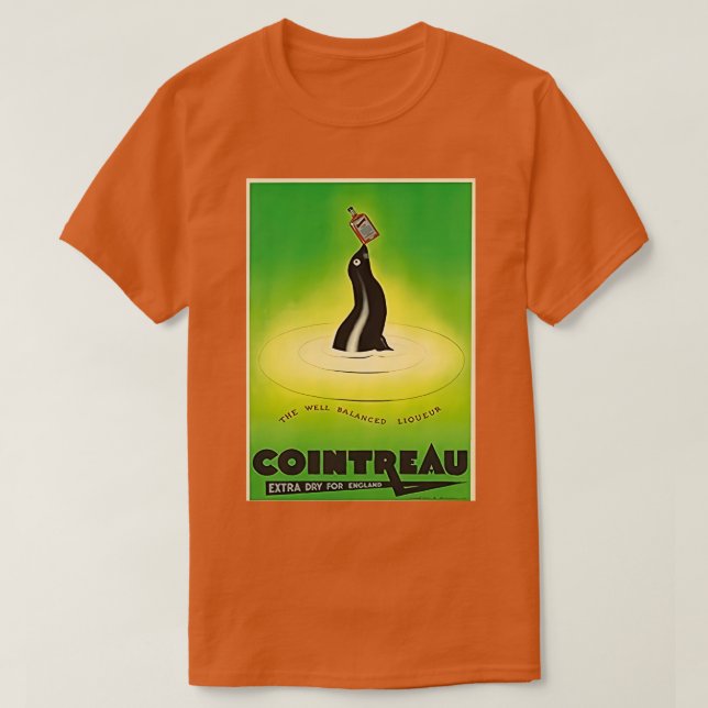 Camiseta Cointreau vintage (Frente do Design)