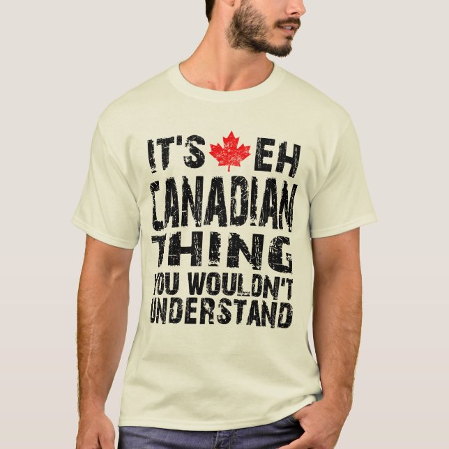 Camiseta Coisa canadense (Frente)