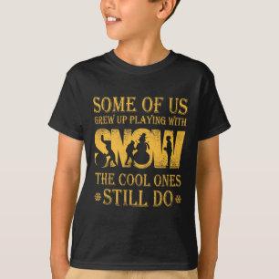 Camiseta Coisa De Esqui De Neve Design Para Ski Snowboard