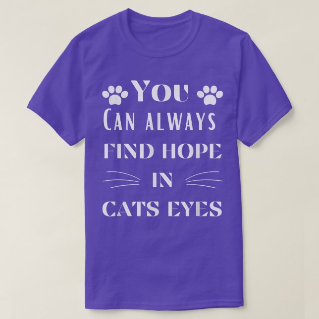 Camiseta Coisa de Gato Engraçado Você Sempre Encontra Esper (Frente do Design)