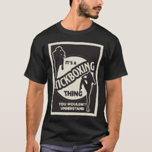 Camiseta Coisa de Kickboxing Que Você Não Entenderia Arte M