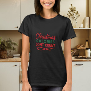 Camiseta Coisa de Natal dieta engraçada
