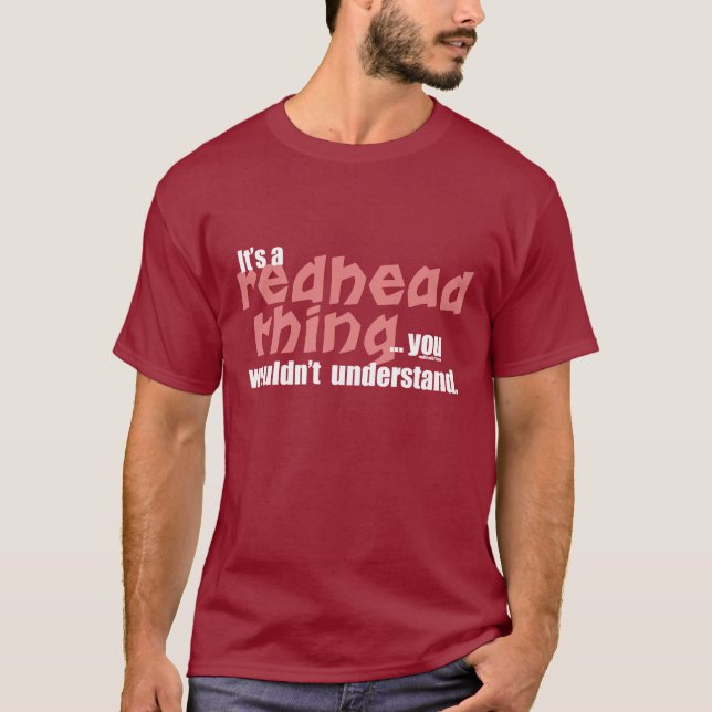 Camiseta Coisa do Redhead (Frente)