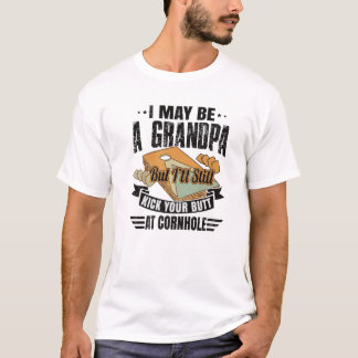 Camiseta Coisa Engraçada Do Avô Cornhole Para Bolsas De Bea