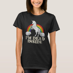 Camiseta Coisa engraçada - Unicórnio Sou Morto Dentro Sarcá