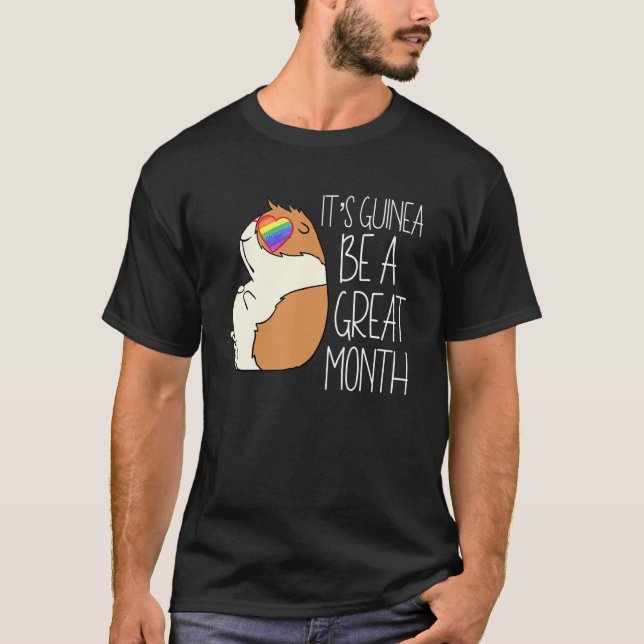 Camiseta Coisa Fat Guiné Pig Lgbtq Orgulho gay Mês Seu Gui (Frente)