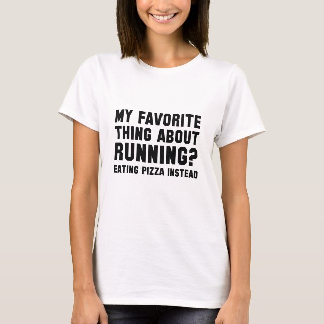 Camiseta Coisa Favorita Sobre Correr (Frente)