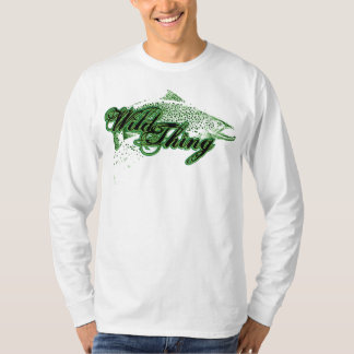 Camiseta Coisa selvagem da truta de Brown