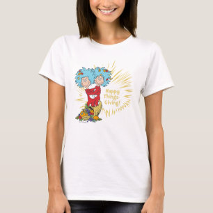 Camiseta Coisa Um Coisa Dois Dia de Coisas Felizes!