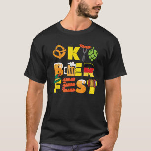 Camiseta Coisas alemãs do Oktoberfest Festa bávara fofa