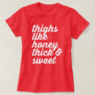 CAMISETA COISAS COMO MEL ESPESSA E DOCE