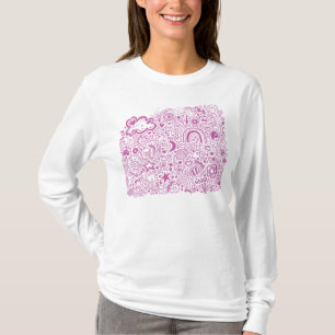 Camiseta Coisas cor-de-rosa