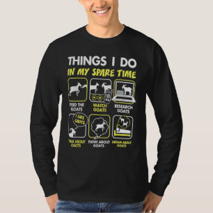 Camiseta Coisas de Cabra Que Eu Faço No Meu Tempo Livre Cab