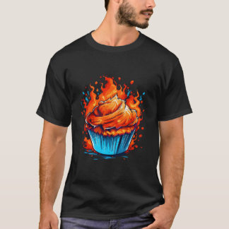 Camiseta Coisas de Muffin para Chamas de Assar