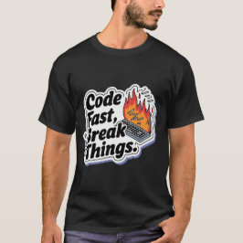 Camiseta Coisas de quebra rápida de código - programador en