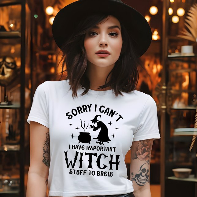 Camiseta Coisas Divertidas de Bruxa para Fazer (Criador carregado)