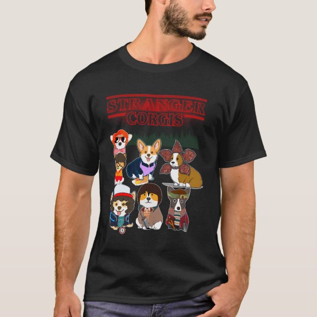 Camiseta Coisas Engraçadas de Corgis (Frente)