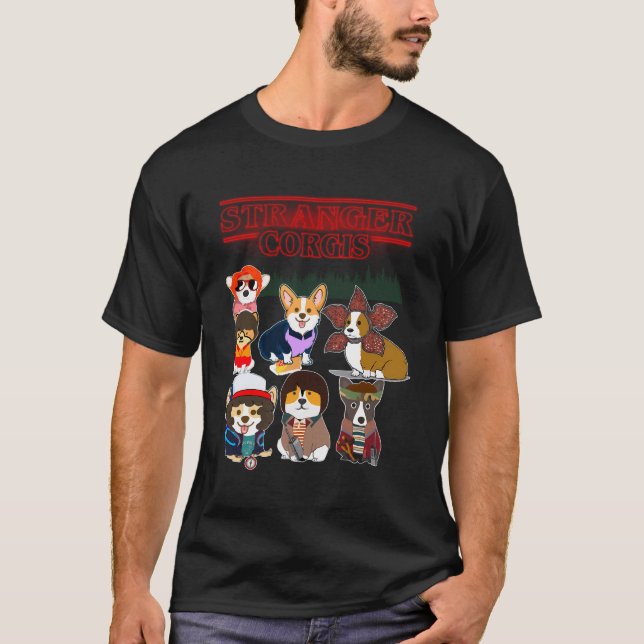 Camiseta Coisas Engraçadas de Corgis (Frente)