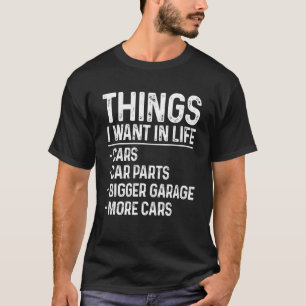 Camiseta Coisas engraçadas de mecânico de automóveis que eu